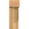Ekena Millwork Traditional Block Rough Sawn Bracket w/ Offset Brace, Western Red Cedar, 6"W x 14"D x 18"H BKT0604X14X18TRA05RWR - alternate 4